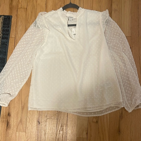 NWT j crew white shirt - Picture 1 of 3